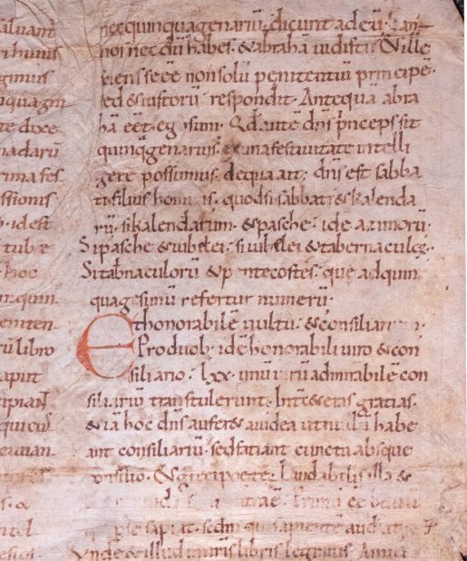 Large leaf of Jerome’s Commentary on Isaiah, in Latin  [Germany(?), late 11th or early 12th century]