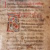 Leaf of Passionale in Latin  [Italy, 12th century, first half] Lives of St Felicity and St Clement