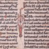 A single leaf; Augustine’s Enarrationes in Psalmos, for Psalm 41:6-8 [manuscript]