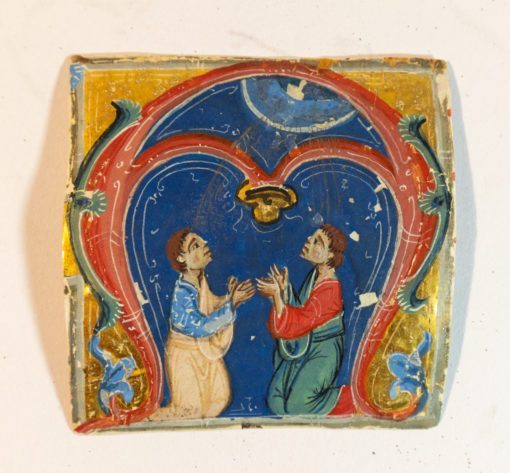 A lovely C14th Italian miniature in C13th style.