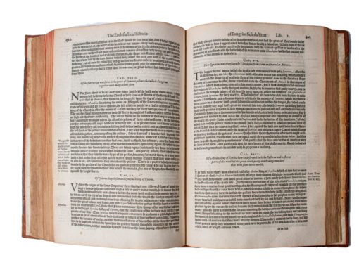 Elizabethan edition of Eusebius’ Six Hundred Years History, 1585