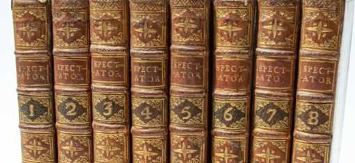 The Spectator 8 volumes in lovely contemporary morocco binding