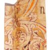 Beautiful painted white vine initial, Augustine’s Commentary on John’s Gospel, Italy C12th