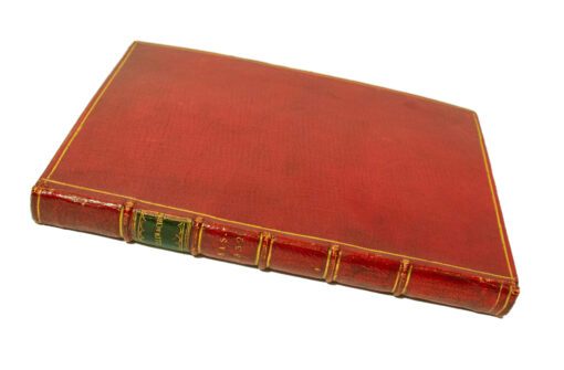 The Wentworth-Spranger copy in gorgeous crushed red c.18th Morocco binding.