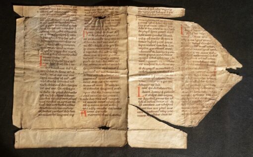 Leviticus Ch.15-17 from a German Bible mid-C12th