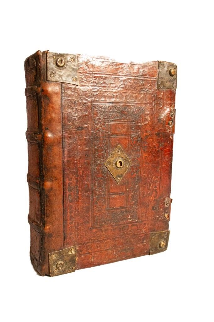 1577 Geneva Bible contemporary binding and annotations Stephen Butler Rare Books & Manuscripts