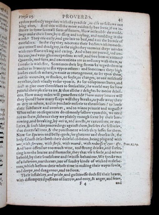 7 vols of Dod & Cleaver’s ‘Expositions on Proverbs’ from 1611