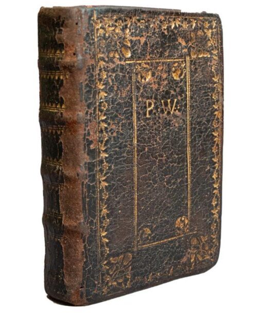 An unusual German Prayerbook produced in an ink coloured hand, 1794
