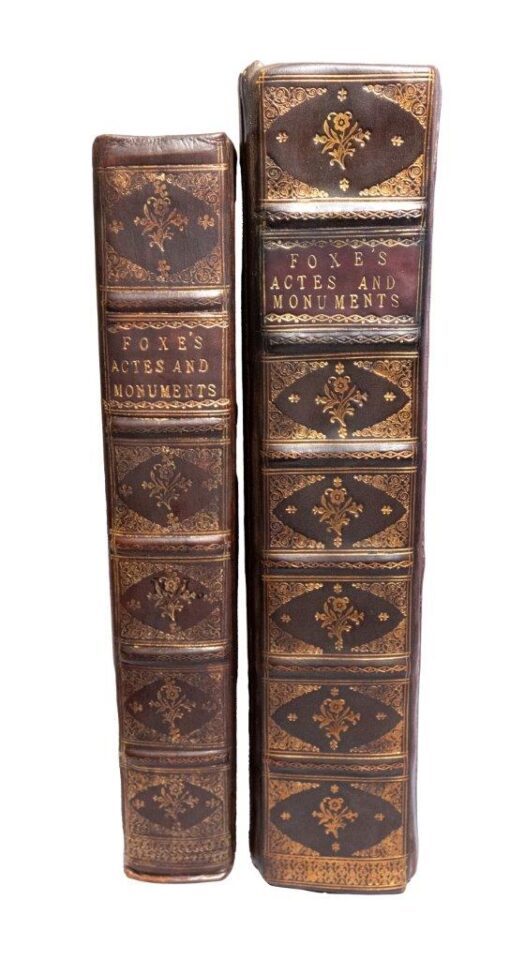1583 Foxe’s ‘Actes & Monuments’ in 2 volumes with plates
