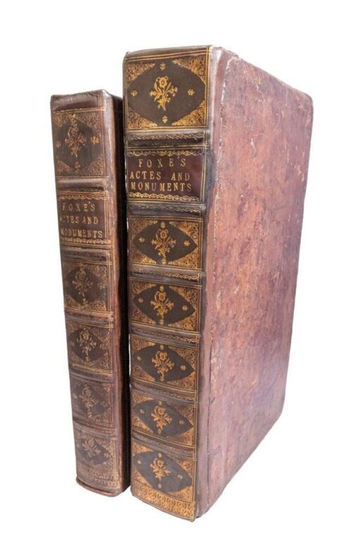 1583 Foxe’s ‘Actes & Monuments’ in 2 volumes with plates