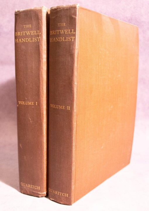 The Britwell Handlist; or, Short-Title Catalogue of the Principal Volumes from the Time of Caxton to the Year 1800 Formerly in the Library of Britwell Court, Buckinghamshire. [ 2 vols, complete set ]