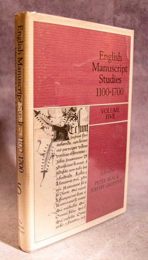 English Manuscript Studies 1100-1700; Volume 5