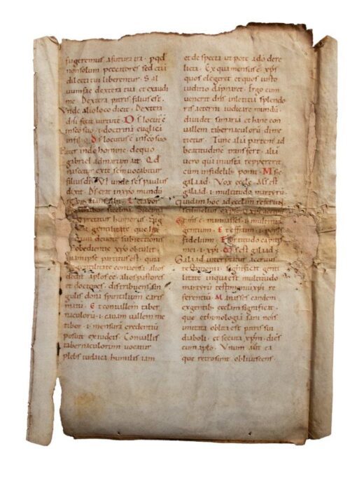 Pseudo-Jerome (perhaps Augustine) Commentary on Psalm 59, Italy pre-1180