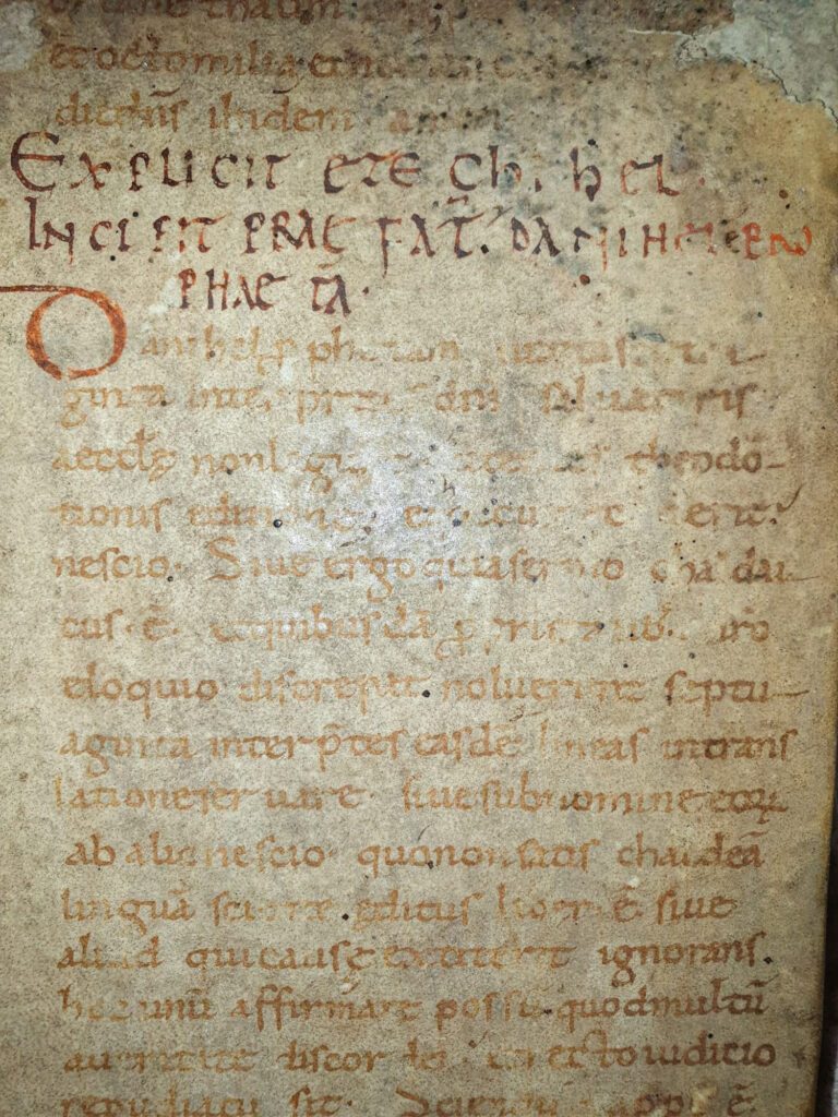 Carolingian Minuscule: The Key to Medieval Literacy Stephen Butler Rare Books & Manuscripts