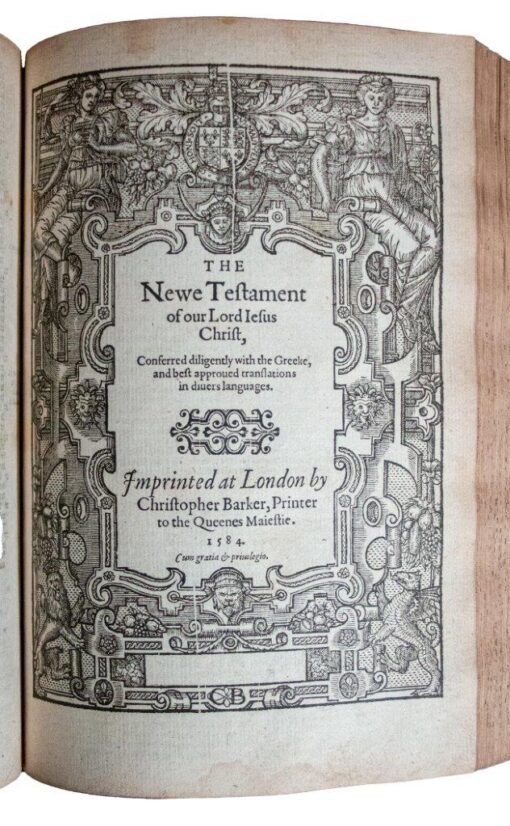 Complete 1584 Geneva Bible in period binding