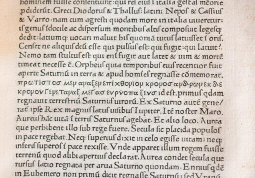 Sweynheym and Pannartz, Lactantius’ Opera Rome 1468