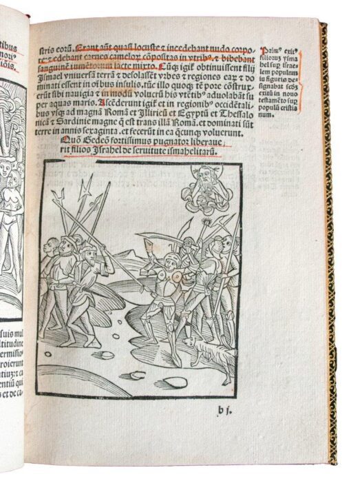 Revelationes of St. Methodius with first illustration of a Caesarean birth; 1498