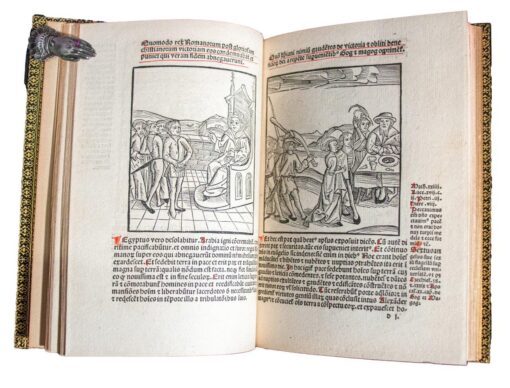 Revelationes of St. Methodius with first illustration of a Caesarean birth; 1498