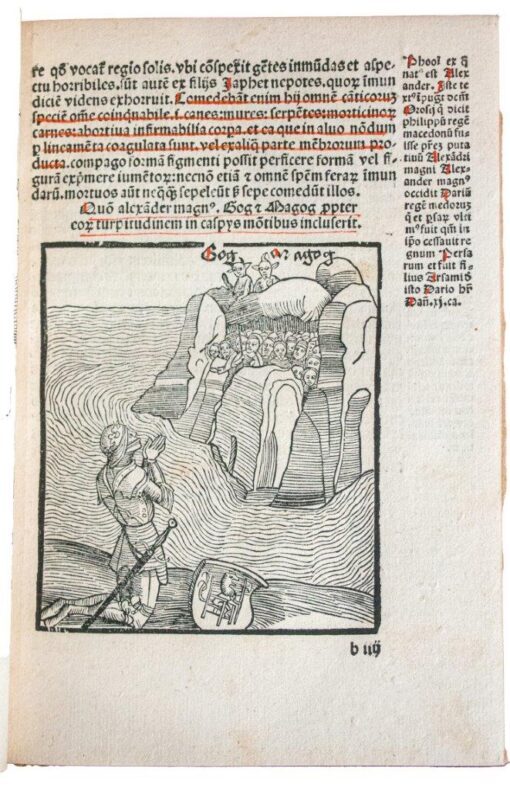 Revelationes of St. Methodius with first illustration of a Caesarean birth; 1498