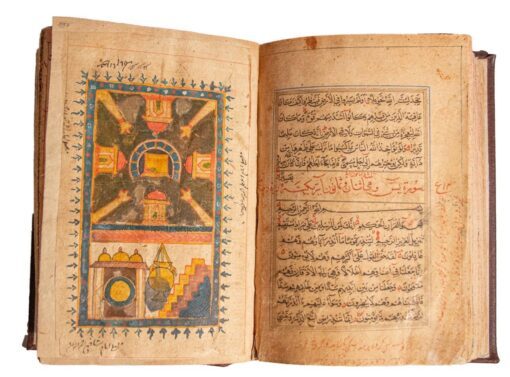 Illuminated Qur’an Egyptian manuscript on paper, reportedly written in Baġdād under Persian Safavid rule, 1515