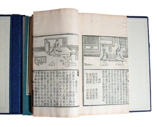 Gu Hutou Hua Lienu Zhuan (Xin Kan Gu Lienu Zhuan) [An Ancient Edition of Biographies of Virtuous Women ] Liu Xiang; images attrib. to Gu Kaizhi