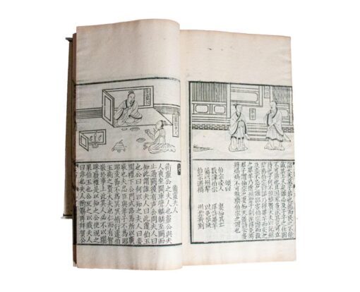 Gu Hutou Hua Lienu Zhuan (Xin Kan Gu Lienu Zhuan) [An Ancient Edition of Biographies of Virtuous Women ] Liu Xiang; images attrib. to Gu Kaizhi