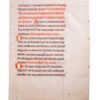 A leaf from a Psalter, in Latin, manuscript on vellum [Germany, 12th century]