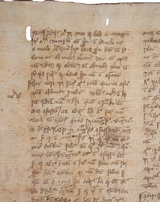 A substantial fragment of Jean Buridan on late C14th watermarked paper on 47 leaves