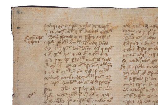 A substantial fragment of Jean Buridan on late C14th watermarked paper on 47 leaves