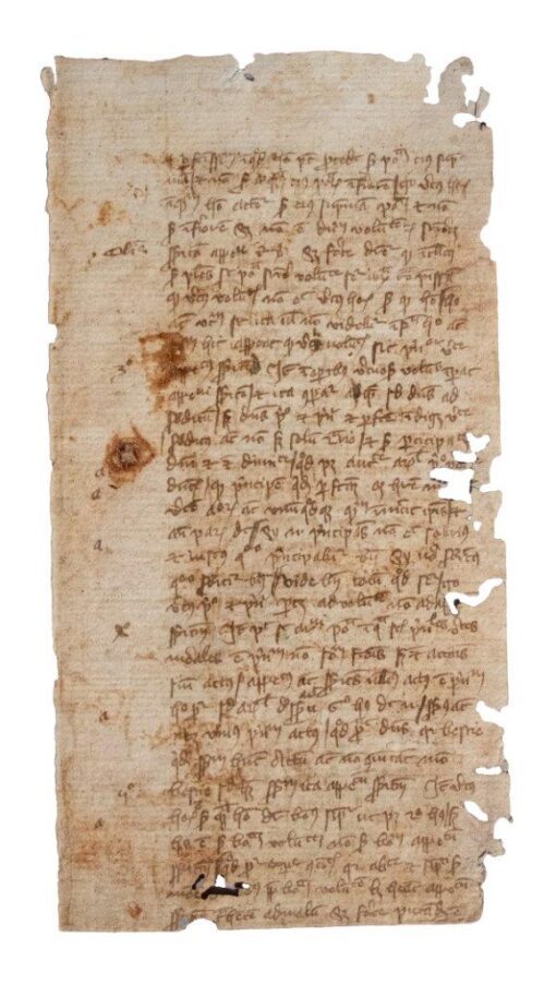 A substantial fragment of Jean Buridan on late C14th watermarked paper on 47 leaves