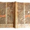 Fragmentary leaf from Usuard, Martyrology, in Latin, manuscript on vellum [Germany(?), late 14th century]