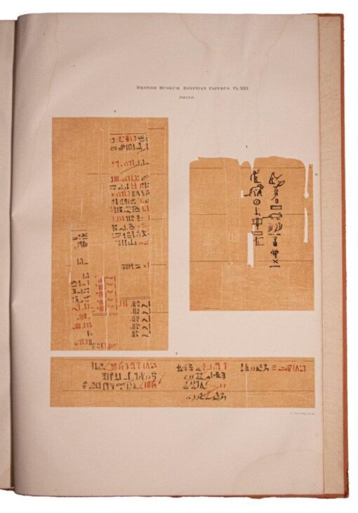 Facsimile of the Rhind Mathematical Papyrus in the British Museum, Printed by the Trustees.  Sold at the British Museum, Longmans 1898