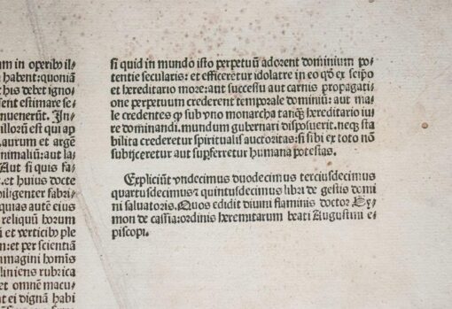 C15th Czech manuscript for a recipe in Old CZECH – Very early printed proof copy of an unknown calendar in CZECH – all in a 1484 edition of Simon de Cassia in contemporary binding.