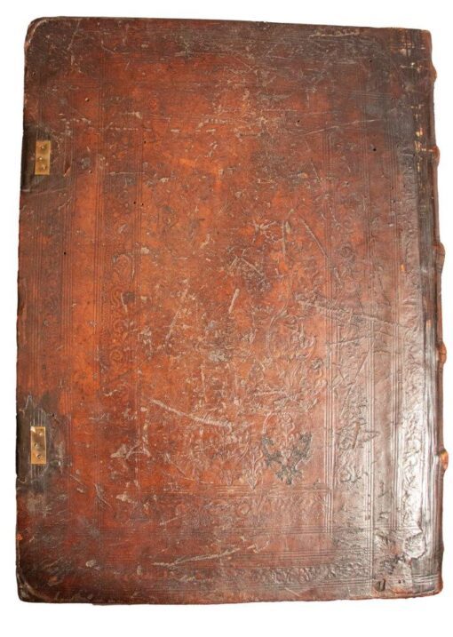 C15th Czech manuscript for a recipe in Old CZECH – Very early printed proof copy of an unknown calendar in CZECH – all in a 1484 edition of Simon de Cassia in contemporary binding.