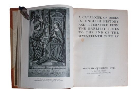 Attractive binding of Quaritch ‘Catalogue of Books’ 1930