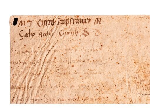 Cicero, Epistolae ad familiares; 5 fragments, Italian C15th