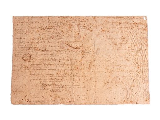 Cicero, Epistolae ad familiares; 5 fragments, Italian C15th