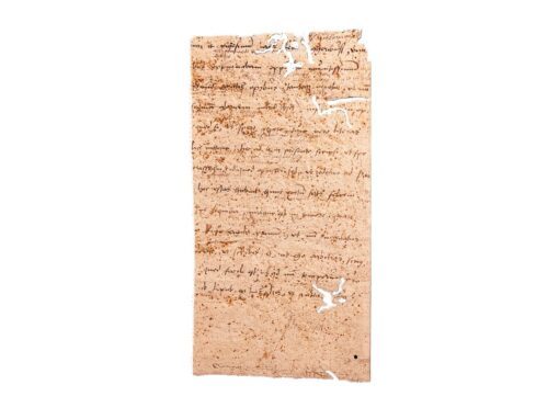 Cicero, Epistolae ad familiares; 5 fragments, Italian C15th