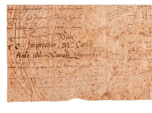 Cicero, Epistolae ad familiares; 5 fragments, Italian C15th