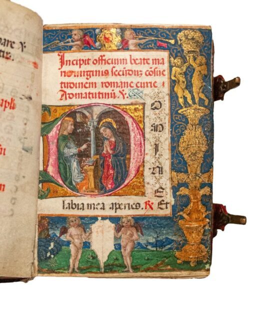 Gorgeous Book of Hours with 13 illuminations. Workshop of Pietro Birago, Brescia c.1490