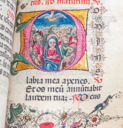 Gorgeous Book of Hours with 13 illuminations. Workshop of Pietro Birago, Brescia c.1490