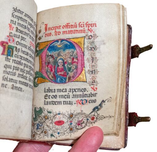 Gorgeous Book of Hours with 13 illuminations. Workshop of Pietro Birago, Brescia c.1490