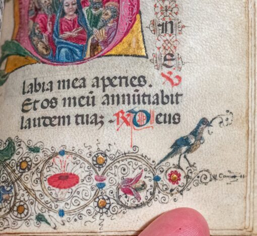 Gorgeous Book of Hours with 13 illuminations. Workshop of Pietro Birago, Brescia c.1490