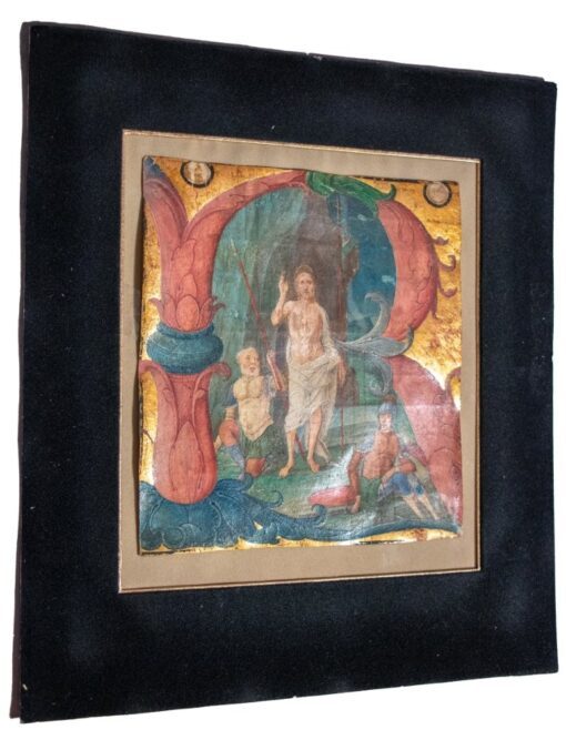 An important Renaissance illumination by Taddeo Crivelli c.1460  ‘Christus Triumphans’